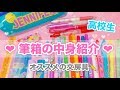 【筆箱紹介】高校生の中身♡オススメの文房具も！ペン多め♡What in my pencilcase？