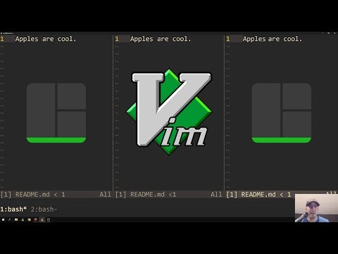 Using tmux Sessions, Windows, Panes and Vim Buffers Together