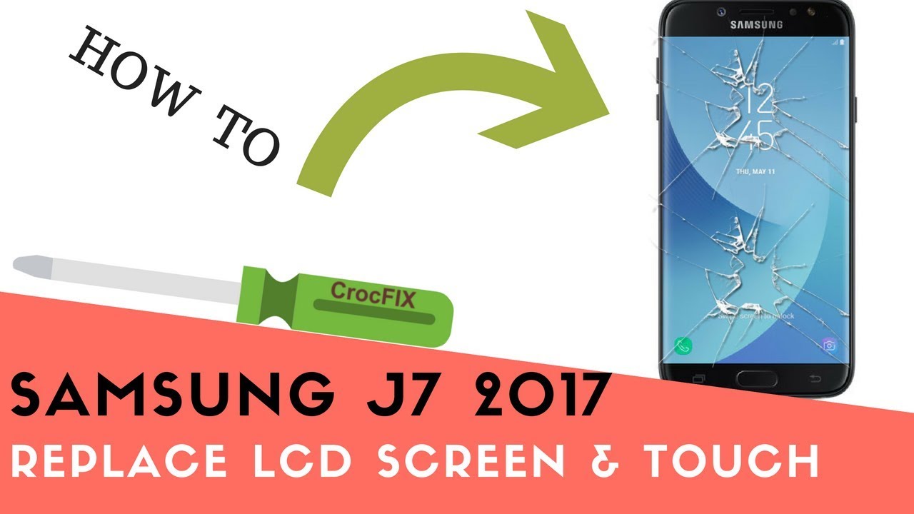 Samsung J7 2017 - J7 PRO how to replace LCD Screen with touch Digitizer