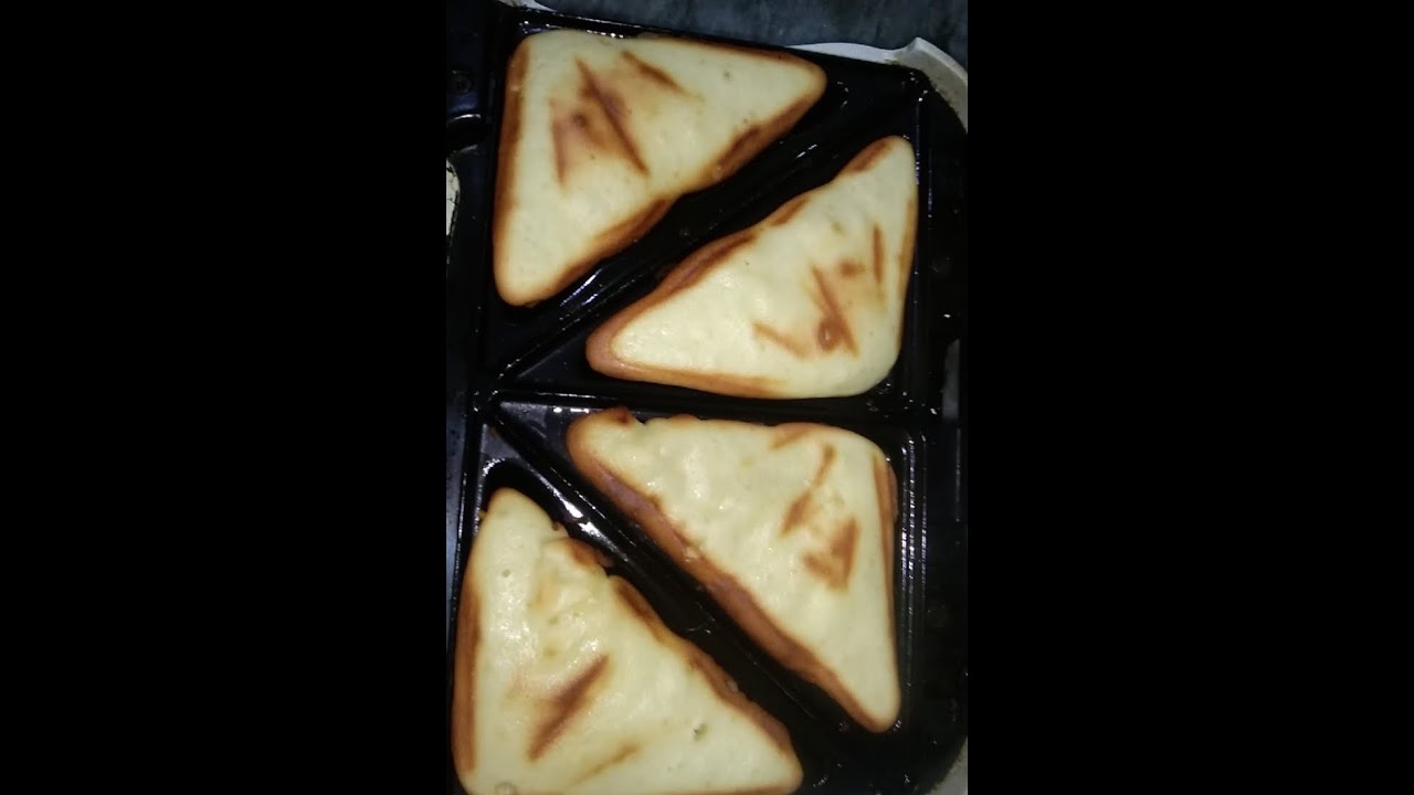 No bake no oven spongy cake || vanilla cake in sandwich maker  ||  Spongy vanilla cake without oven