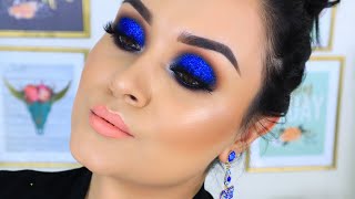 Maquillaje Smokey Azul Para Principiantes? Paso a Paso???? | Monika Sanchez -  YouTube