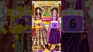 Indian Wedding Bridal Makeupover ll #androidgameplay#dressup#makeup#girlsgame#competitions#shorts screenshot 4