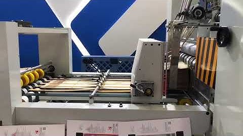 full automatic printer rotary die cutter inline folder gluer machine