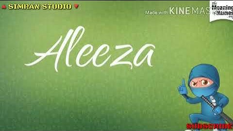 Aleeza Name Status || Aliza Name Whatsapp Status ||Aleeza Love Status || Simran Studio