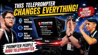 This Pro Teleprompter Setup is NEXT LEVEL  | Prompter People