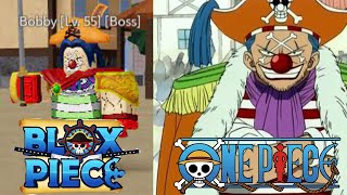 Blox Fruit Bosses Vs One Piece Characters 😈 [ Part. 3] - BiliBili