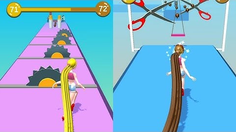 Hair Rush Max Level Gameplay Walkthrough Android-iOS Big Updated Mobile Games#shorts #sew