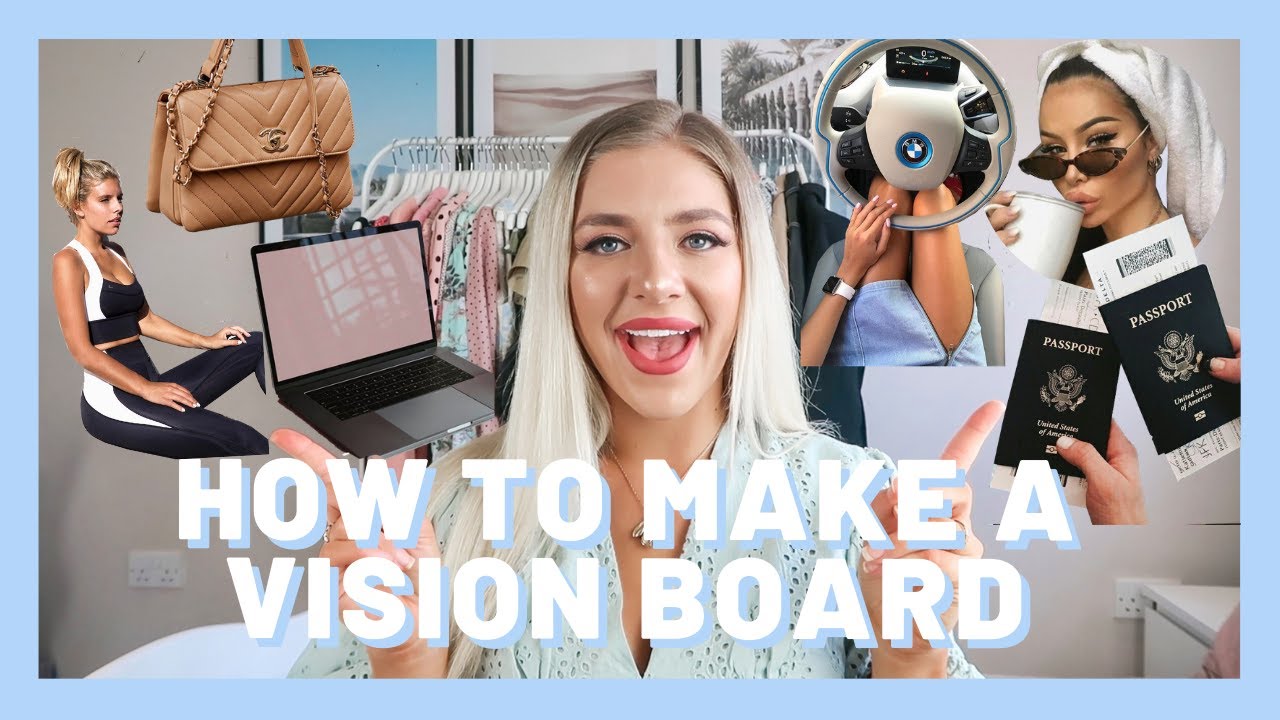 How To Make A Vision Board That Really Works Law Of Attraction Youtube