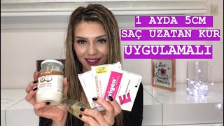 1 Ayda 5Cm Saç Uzatan Kür Saçlarimi Nasil Hizli Uzattim?