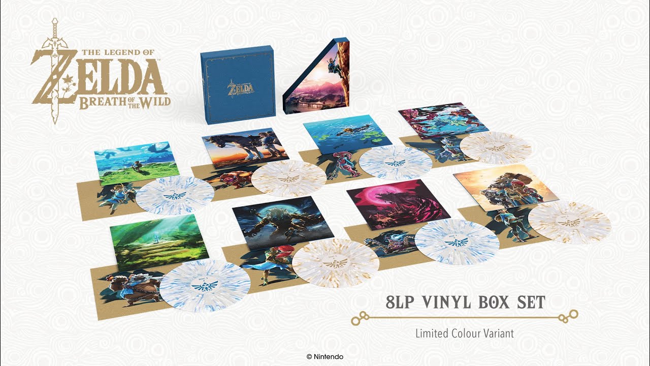 The Legend of Zelda: Breath of the Wild soundtrack vinyl - pre