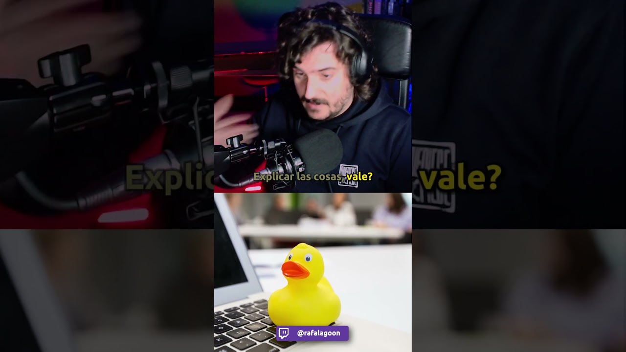 Patito de goma #shorts #programacion #rafalagoon