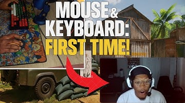 Controller Player Plays Mouse & Keyboard for the First Time! (W/ HandCam)