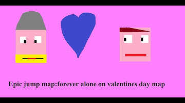 Minecraft Epic Jump map: forever alone on valentines day edition Part 2 With Opal and Joergogg