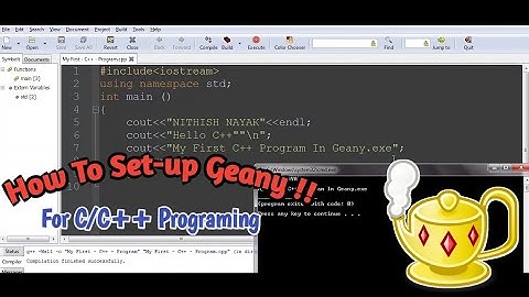 How to setup Geany for c/c++ programing in windows pc in hindi | setup Geany software in Hindi