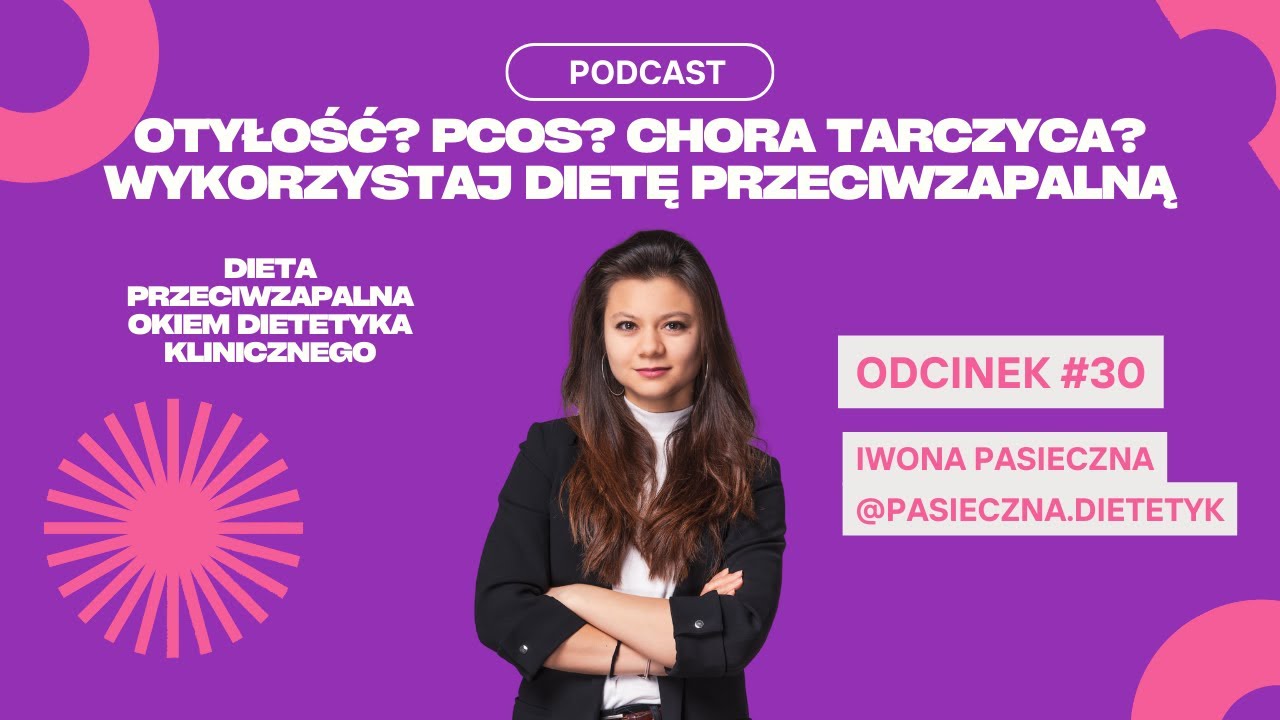 #30 Iwona Pasieczna - Otyłość? PCOS? Chora Tarczyca? Wykorzystaj dietę przeciwzapalną