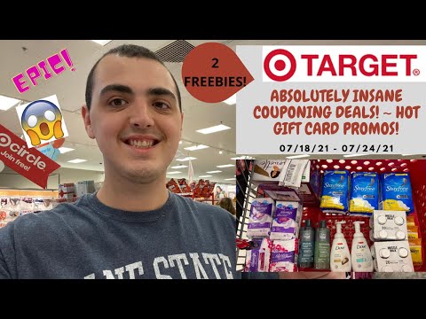 ABSOLUTELY INSANE TARGET COUPONING DEALS! ~ HOT GIFT CARD PROMOS! ~ 07/18/21-07/24/21