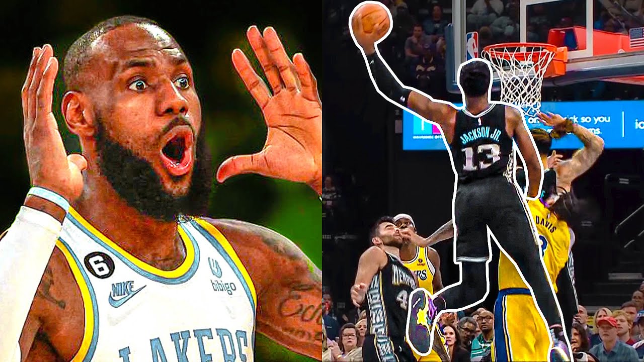 NBA Most BRUTAL POSTER DUNKS of 2023!  MOMENTS 