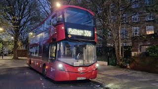 FULL JOURNEY | LONDON BUS 306 ACTON VALE  FULHAM SAND'S END (LV73FHM) 3040