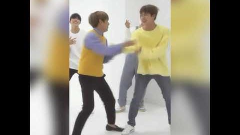 Taejin moments in spring day dance practice (lovely ver.)