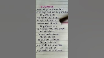 Thumbnail of Business - Dystinct ft.Naza | Sped up| Lyrics (REQUESTED) #lyrics #shorts #shortsfeed #youtubeshorts