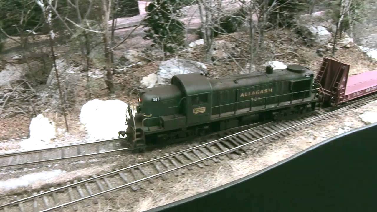 Switching Andover ME on the Allagash | Model railroad 