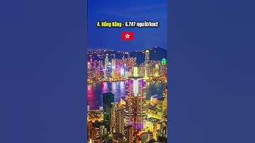 Top 10 quốc gia và vùng lãnh thổ có mật độ dân số đông nhất thế giới #reviewdulich #danso #dongnhat