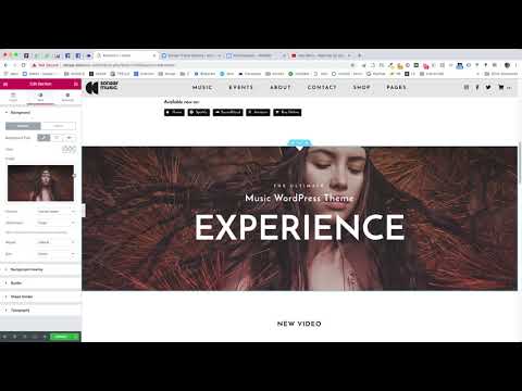 Using Background Image or Video Background  | Sonaar WordPress Themes | Video Tutorials