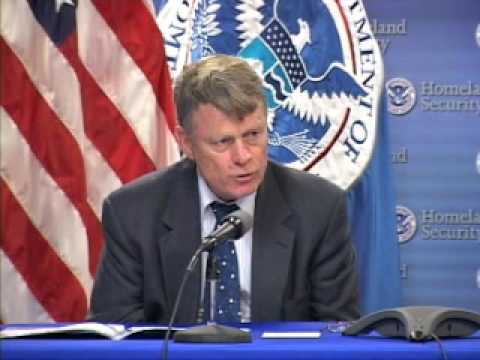 National Protection and Programs Directorate Under Secretary Rand Beers held a "pen and pad" session with the DHS press corps to answer questions and talk about the Secretary's trip to Europe and the Middle East. He spoke broadly about DHS counterterrorism and cybersecurity efforts, emphasizing the need for cooperation with international partners. Blog about it on www.dhs.govPLEASE NOTE: Comments and video responses posted to the Department of Homeland Security YouTube Channel are subject to YouTubes usage policies. Your comments are public and available to anyone visiting a DHS Channel or video. To protect your privacy and the privacy of others, do not include your full name, phone numbers, email addresses, social security numbers, case numbers or any other personally identifiable information in your comment or response video. The Department does not moderate comments on this Channel prior to posting, but reserves the right to remove any materials that pose a security risk. Any opinions expressed here, except as specifically noted, are those of the individual commentators and do not reflect any agency policy, endorsement or action. DHS will not be collecting or retaining these comments in its records. To contact the Department go to: www.dhs.gov Your use of YouTube, including the posting of comments on this Channel, is governed by the YouTube Privacy Policy, www.youtube.com