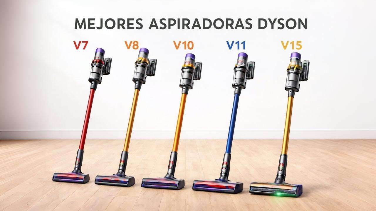 Ranking Dyson 2026  Las Aspiradoras Sin Cable Más Potentes y Eficientes