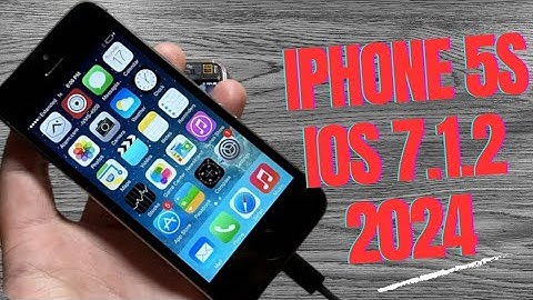 Schrikken: iPhone 5s draait iOS 7 eind 2024 – Een legende overleeft!