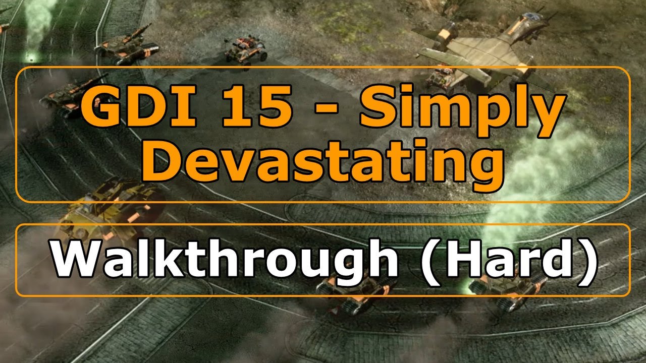 (Old Version) GDI: Berne / Hard / Mission 15  - Command & Conquer 3
