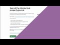 One IPO Patent Search Tool Tutorial