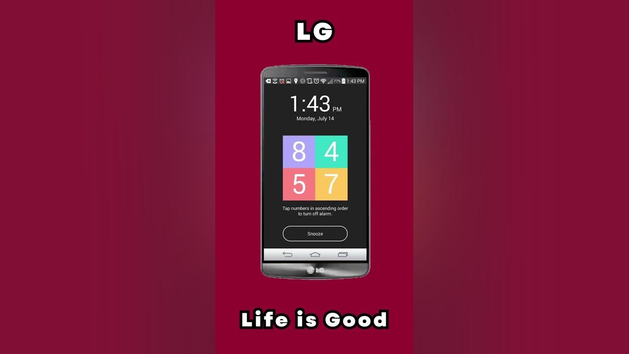 ⏰ Not the ringtone but the alarm ⏰ #LG