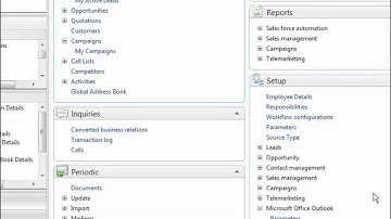 Microsoft Dynamics AX 2009 Setting Outlook Sync CRM