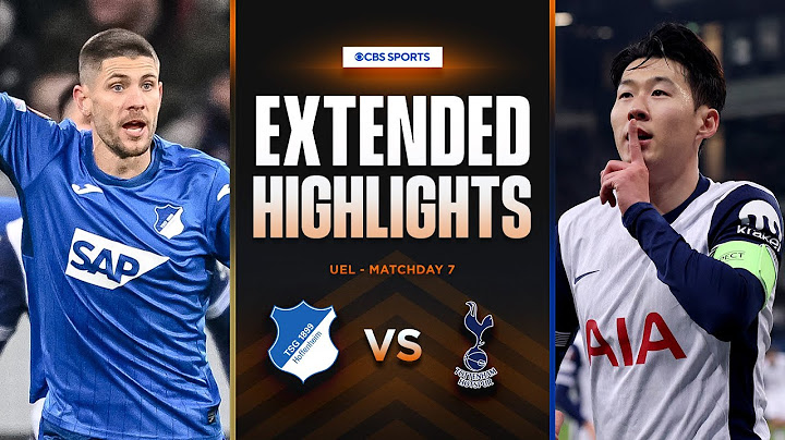 Hoffenheim vs. Tottenham: Extended Highlights | UEL League Phase MD 7 | CBS Sports Golazo - Europe