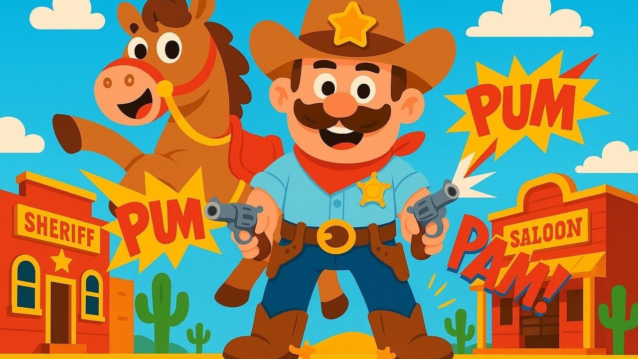 Lo sceriffo fo e il suo cavallo 🐴 Filastrocca per bambini 🎶