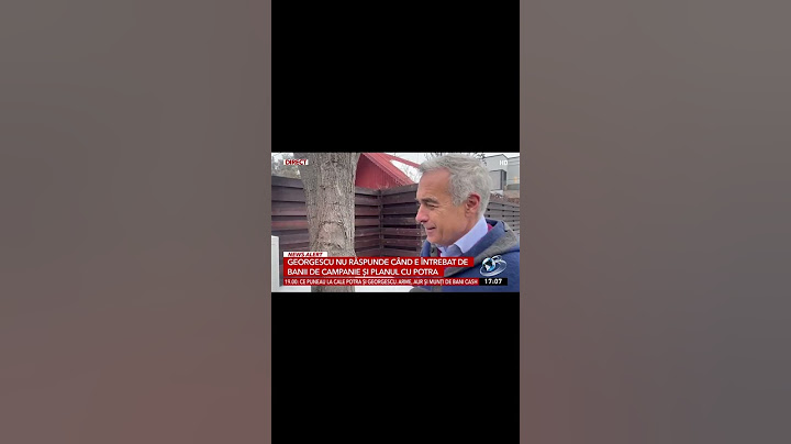 Reacţia lui Călin Georgescu când a fost întrebat de Horaţiu Potra şi de banii pentru campanie