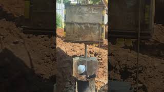 PDA Test For Bore Pile ketinggian beban 50 cm beban 5 ton