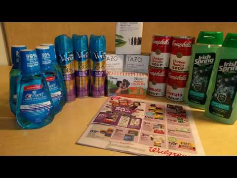 My Walgreens Haul Deal Sheet~Extreme Couponing~Starbucks egift card