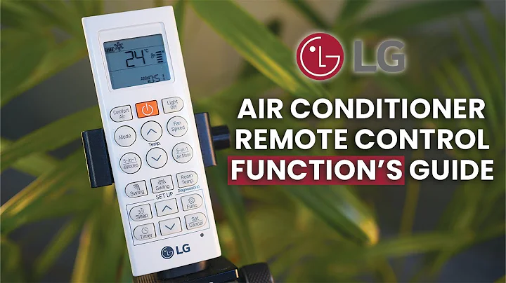 LG Dual Inverter Air Conditioner Remote Control Operation ❄ LG Hot & Cold AC ❄ All Function Covered