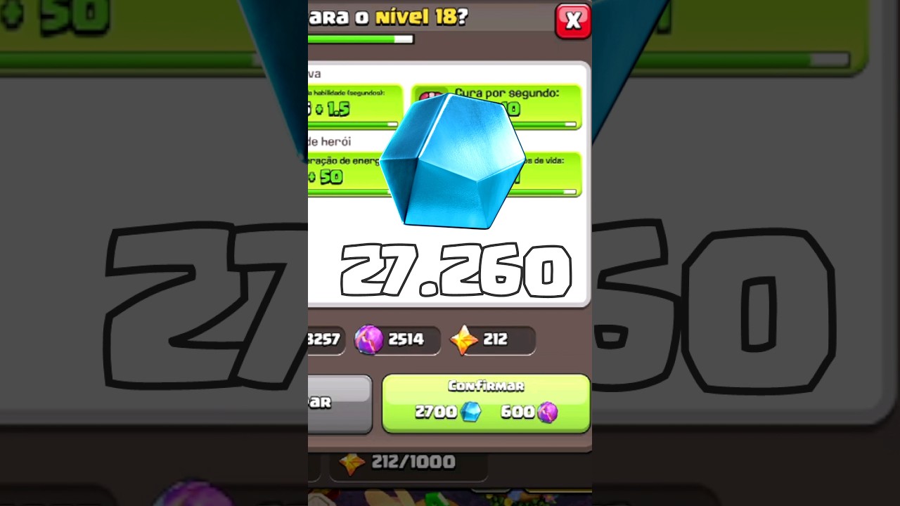 QUANTOS MINÉRIOS PRECISA PARA UPAR EQUIPAMENTOS COMUNS DOS HERÓIS NO CLASH OF CLANS?