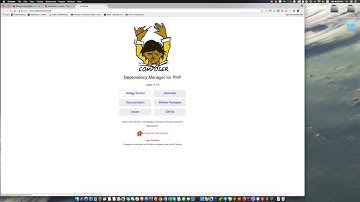 1.install composer and install laravel on OSX
