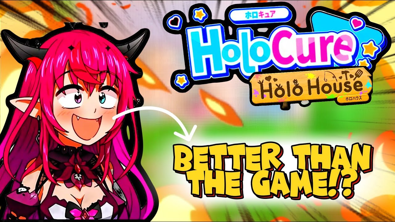 I FINALLY Tried Holo House... I CAN'T STOP Playing!! [HoloCure]