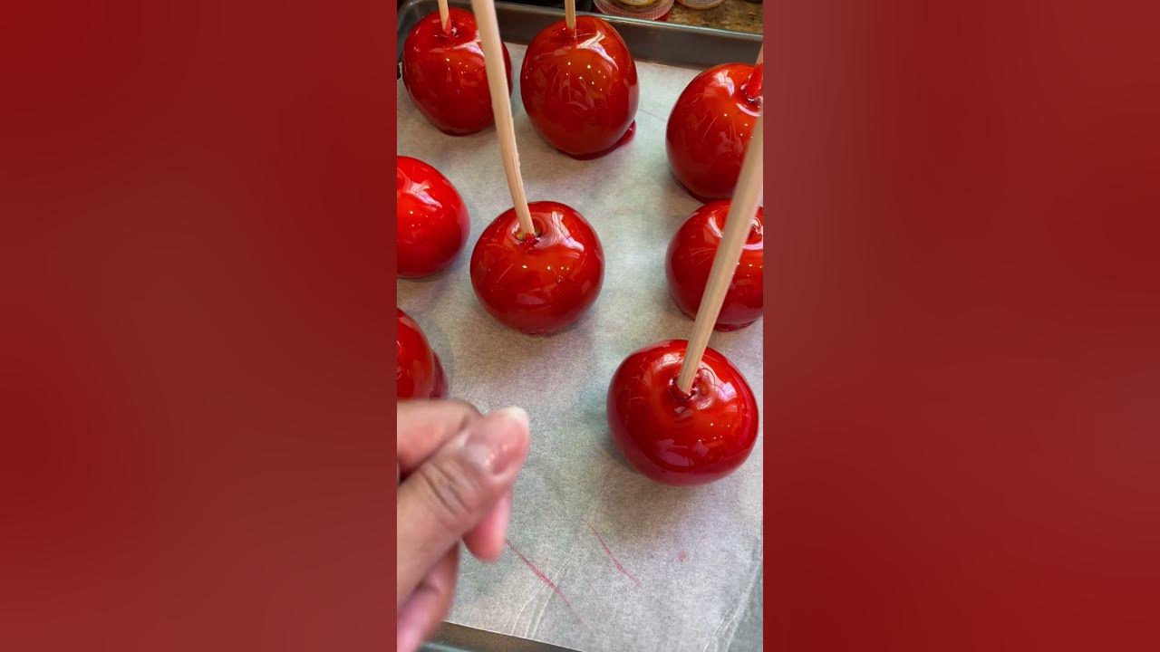 Red hot hard candy apples what to immediately do w any flavor leftover