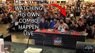 he went to watch his combo LIVE with the judges...