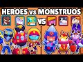 HÉROES vs MONSTRUOS | CUAL ES EL MEJOR TRIÓ de BRAWLERS? | OLIMPIADAS de BRAWL STARS