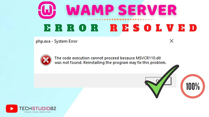 The Code Execution cannot Proceed because MSVCR110.dll was not found.......... :: WAMP Server Error