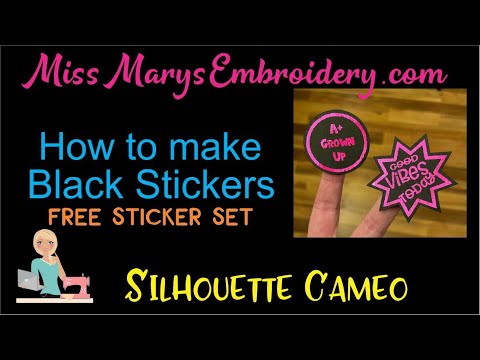 How to create custom stickers with foil on your Cricut - foiling