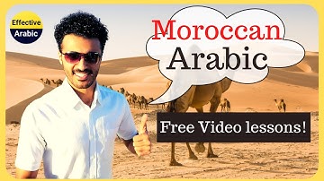 Moroccan Arabic Video Lessons for free !!