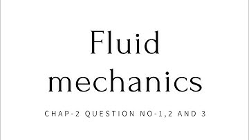 Fluid Statics numericals | Chapter-2 |  Question no-1,2,and 3 | Gate-PYQ #abikstudy | Lecture-5